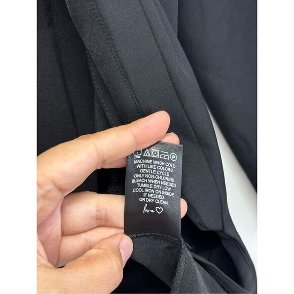 Nice+Zoe Smart Look Blazer Black Size 2 Black 3/4 Sleeve Mordern Style NEW - Picture 11 of 11